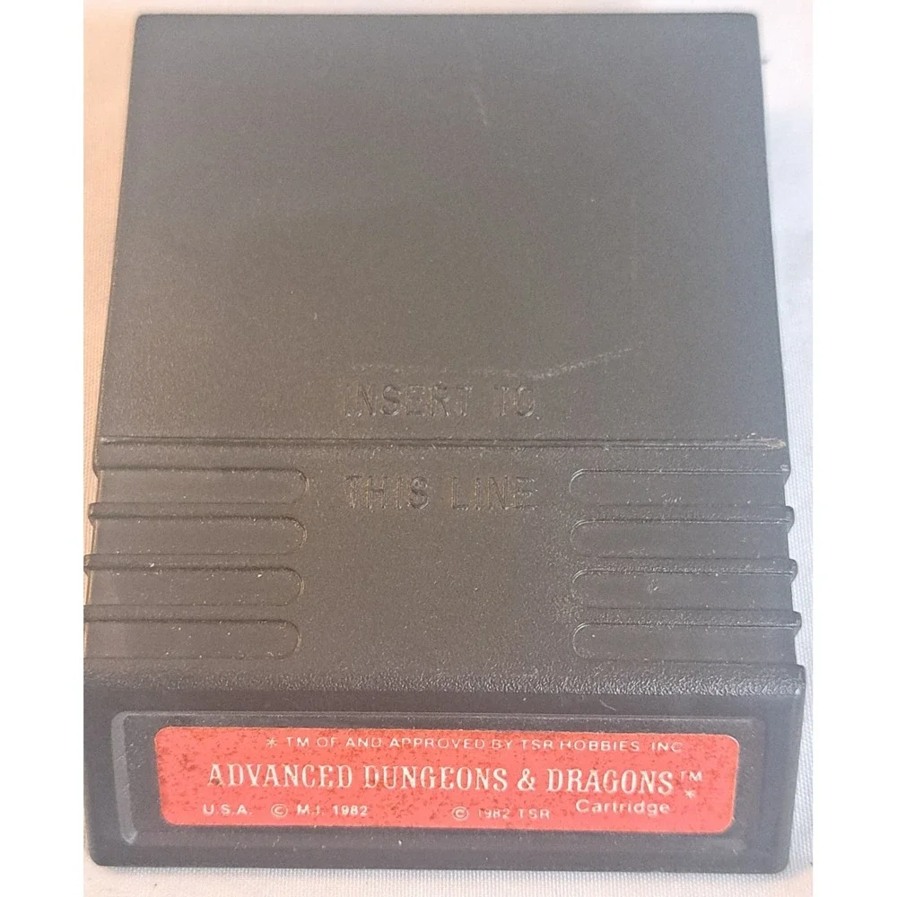 Advanced Dungeons & Dragons Intellivision 1982 TSR Mattel Cartridge